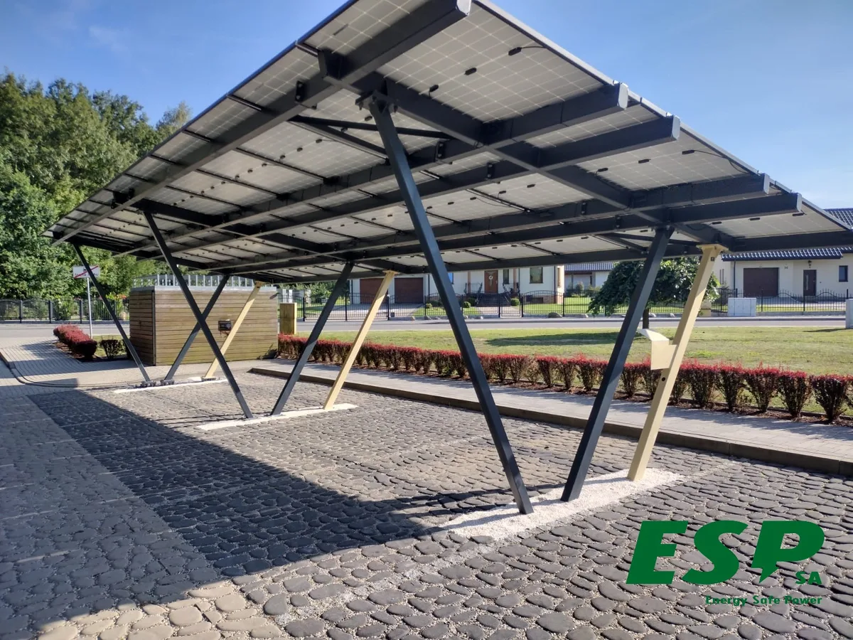 2 solar carports, moc 13 kWp, Nieboczowy - photo 18