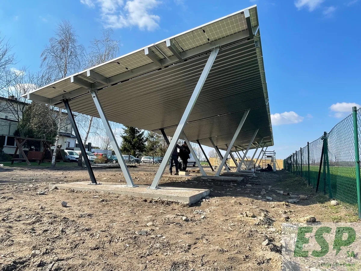 6 Solarcarports, moc 50 kWp, 6 ładowarek typu Wallbox, Gniezno - Foto 5