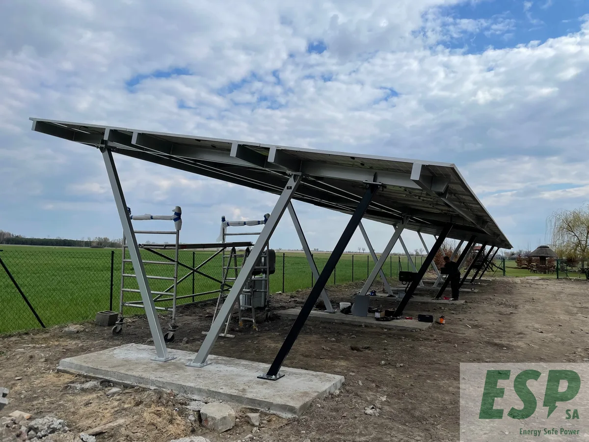 6 Solarcarports, moc 50 kWp, 6 ładowarek typu Wallbox, Gniezno - Foto 15