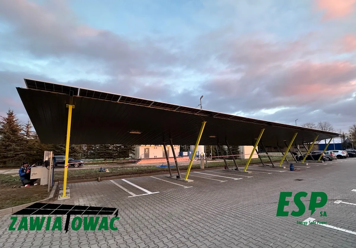 Solar carport at the Specjalistyczny Szpital Wojewódzki hospital in Ciechanów, Ciechanów - photo 6
