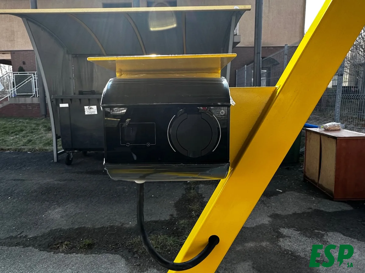 Solar carport Bytom - capacity 8.1 kWp - 2 Wallbox chargers - photo 3