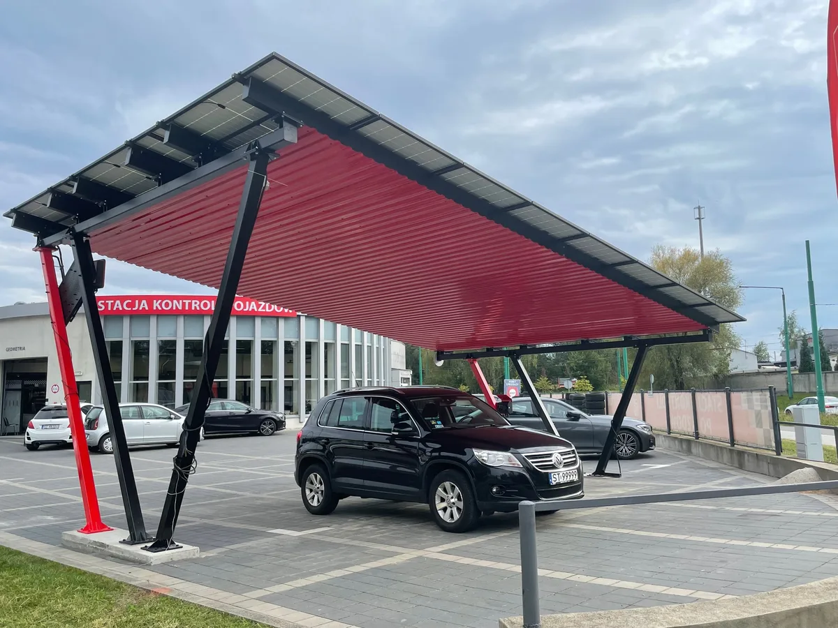 Solarcarport in Tychy