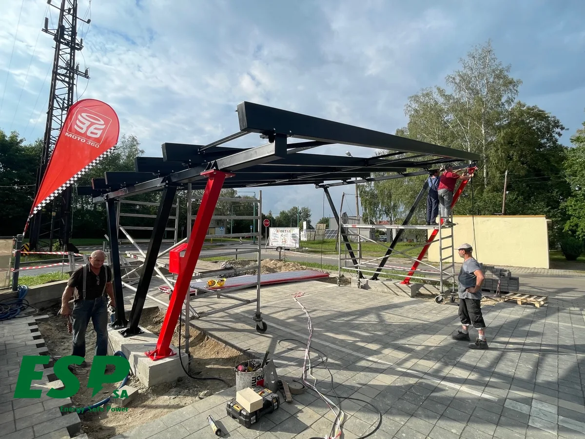 Solarcarport, Tychy - Foto 2